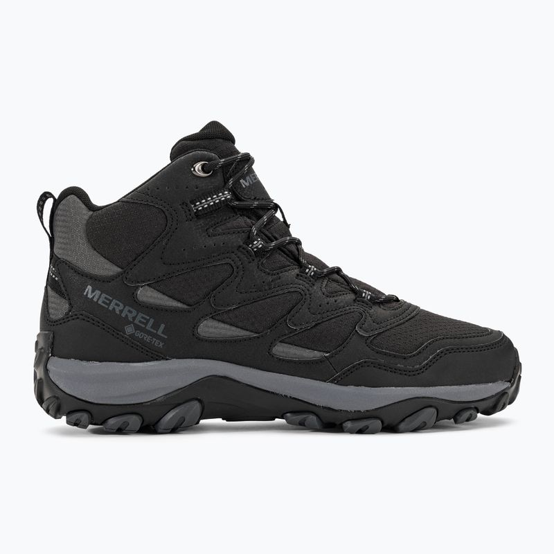 Buty turystyczne męskie Merrell West Rim Sport Mid GTX black 2