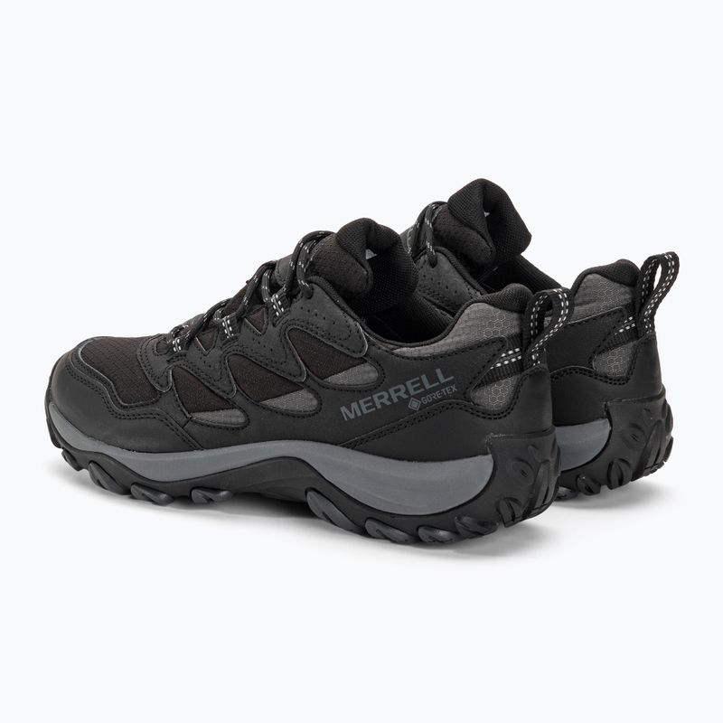 Buty turystyczne męskie Merrell West Rim Sport GTX black 3