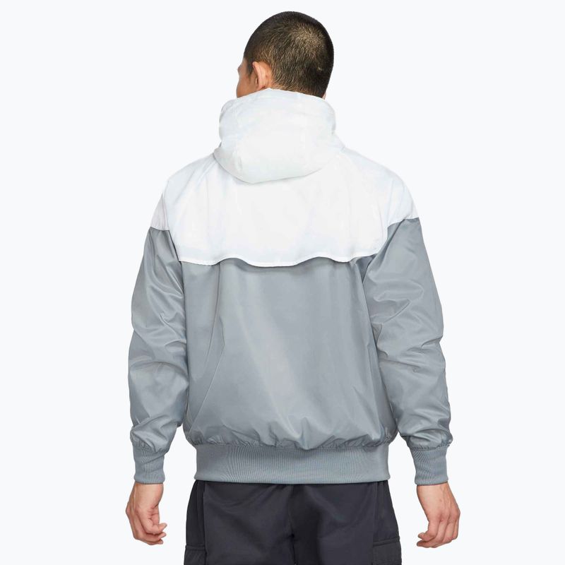 Kurtka męska Nike Sportswear Windrunner smoke grey/white/smoke grey/black 3