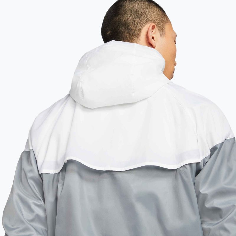Kurtka męska Nike Sportswear Windrunner smoke grey/white/smoke grey/black 6