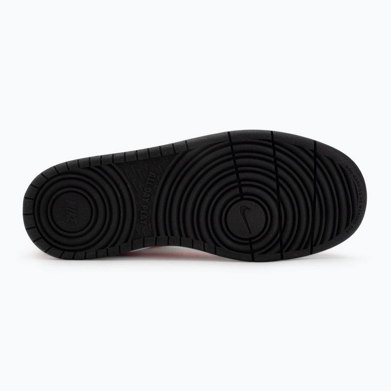 Buty dziecięce Nike Court Borough Mid 2 black/sunset pulse/white 4