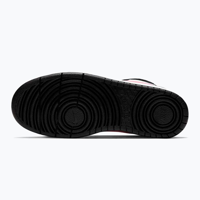 Buty dziecięce Nike Court Borough Mid 2 black/sunset pulse/white 9