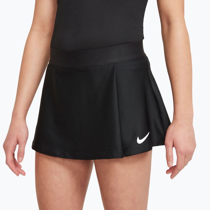 Spódniczka tenisowa dla dziewczynki Nike Court Dri-Fit Victory black/white 4