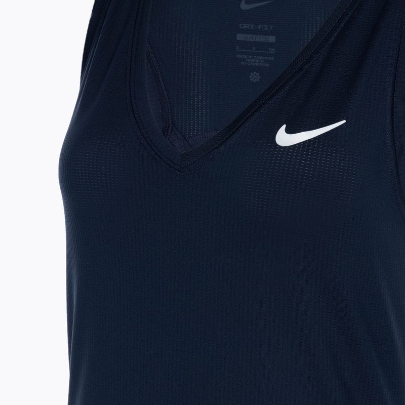 Koszulka tenisowa damska Nike Court Dri-Fit Victory Tank obsidian/white/white 3