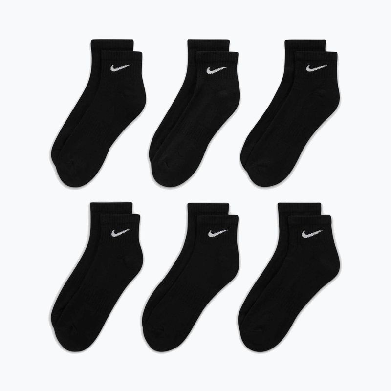 Skarpety Nike Everyday Cushioned 6 par black/white 3