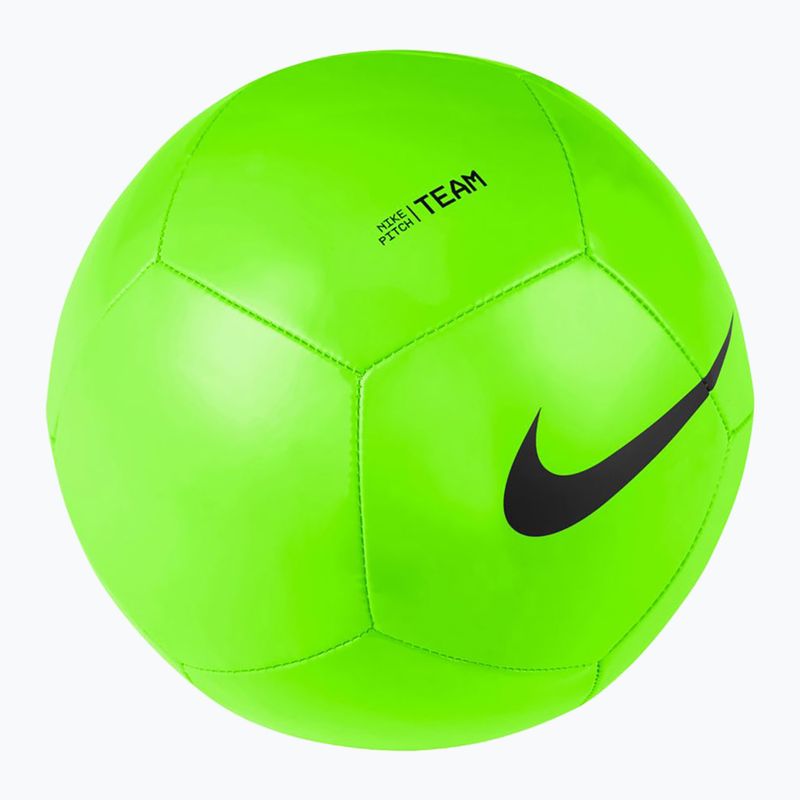 Piłka do piłki nożnej Nike Pitch Team electric green/black rozmiar 3