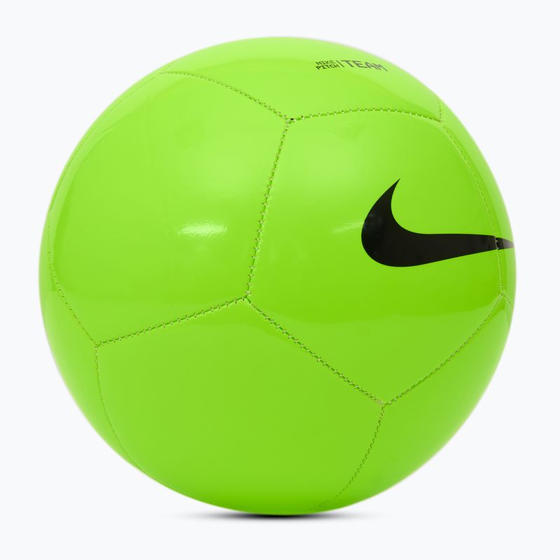 Piłka do piłki nożnej Nike Pitch Team electric green/black rozmiar 4 2