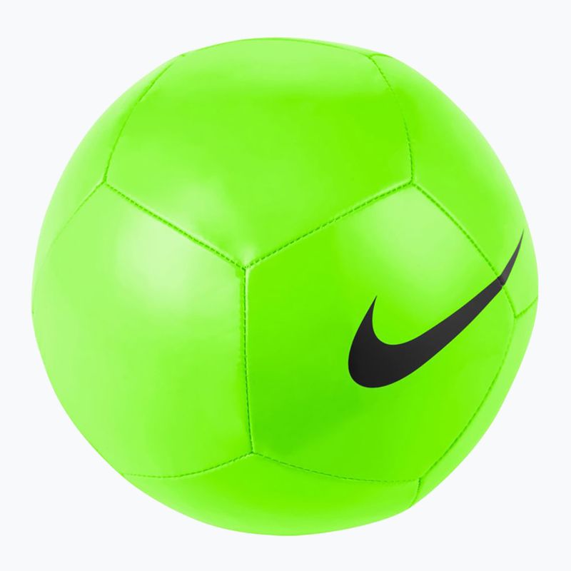 Piłka do piłki nożnej Nike Pitch Team electric green/black rozmiar 4 2