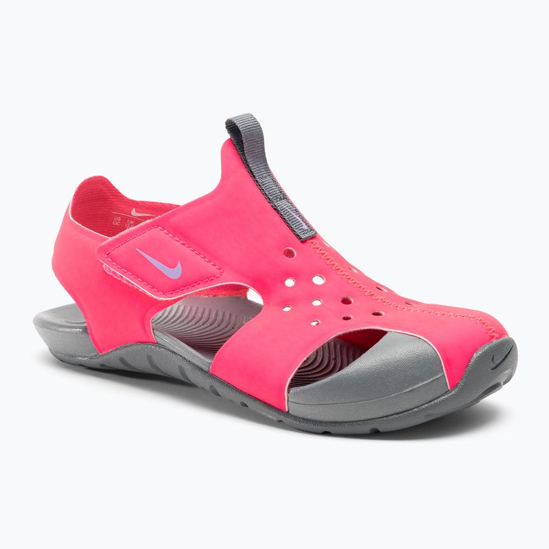 Sandały dziecięce Nike Sunray Protect 2 hyper pink/smoke grey/fuchsia glow