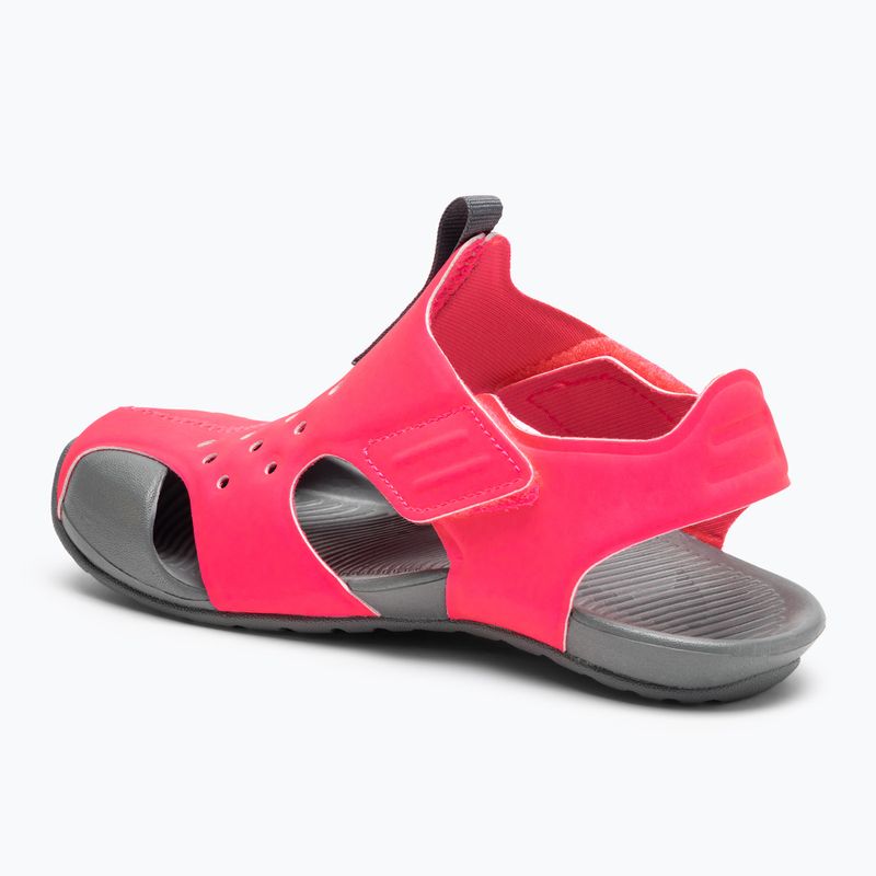 Sandały dziecięce Nike Sunray Protect 2 hyper pink/smoke grey/fuchsia glow 3