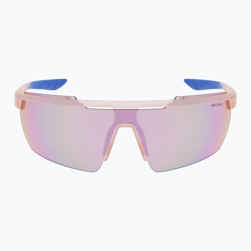 Okulary przeciwsłoneczne Nike Windshield Elite E matte washed coral/ course tint/ milky blue 2