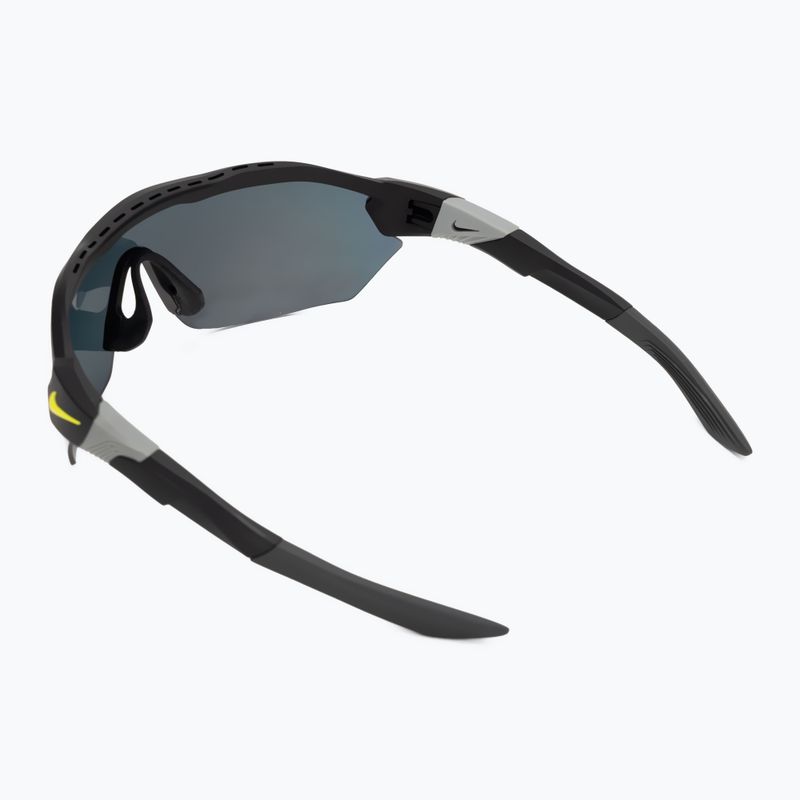 Okulary przeciwsłoneczne męskie Nike Show X3 Elite L matte black/volt/field tint 2