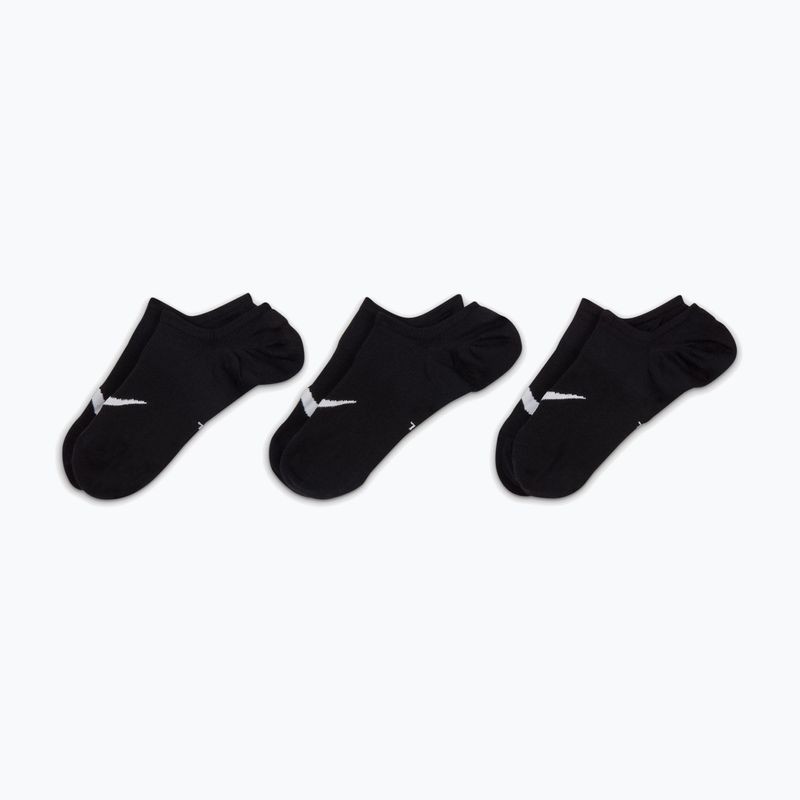 Skarpety damskie Nike Everyday Plus Lightweight Footie 3 pary black/white 6
