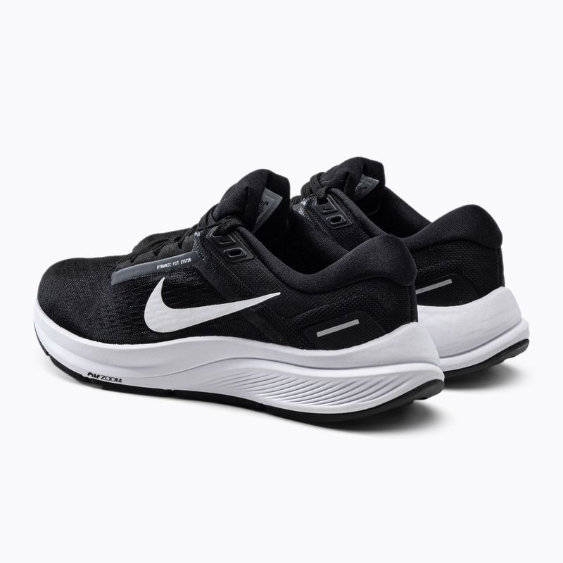 Buty do biegania damskie Nike Air Zoom Structure 24 black/white 3