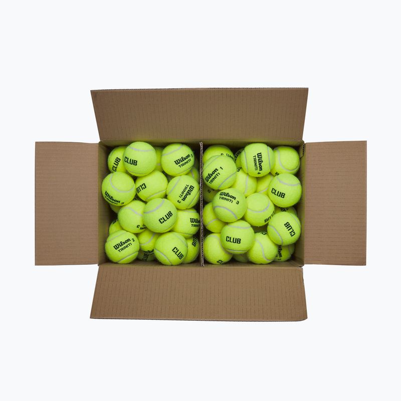 Piłki tenisowe Wilson Trinity Club 72 szt. yellow 3
