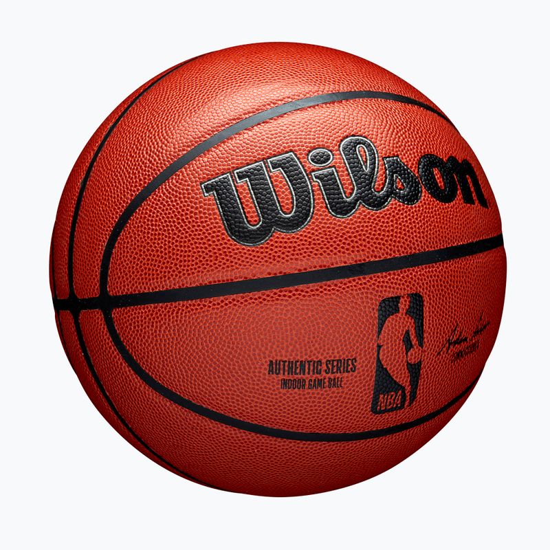 Piłka do koszykówki Wilson NBA Authentic Indoor orange rozmiar 6 2