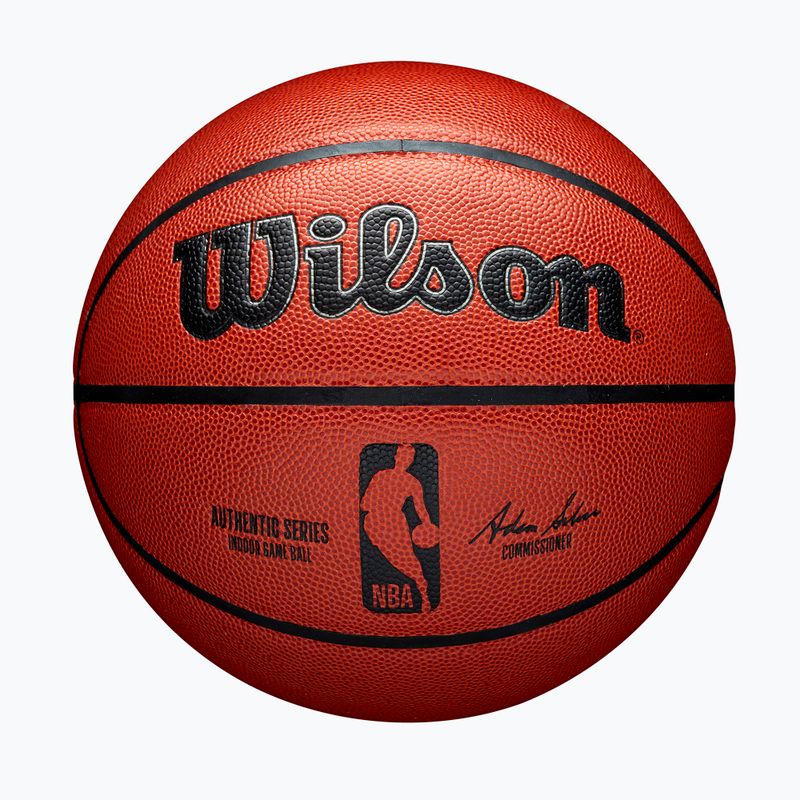 Piłka do koszykówki Wilson NBA Authentic Indoor orange rozmiar 7