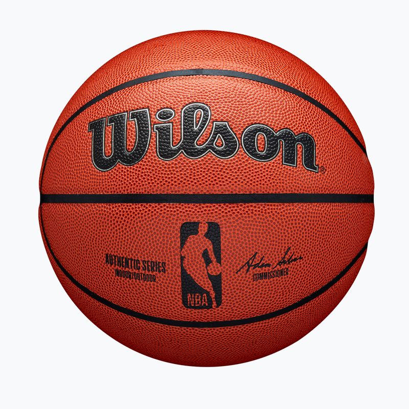 Piłka do koszykówki Wilson NBA Authentic Indoor Outdoor orange rozmiar 5