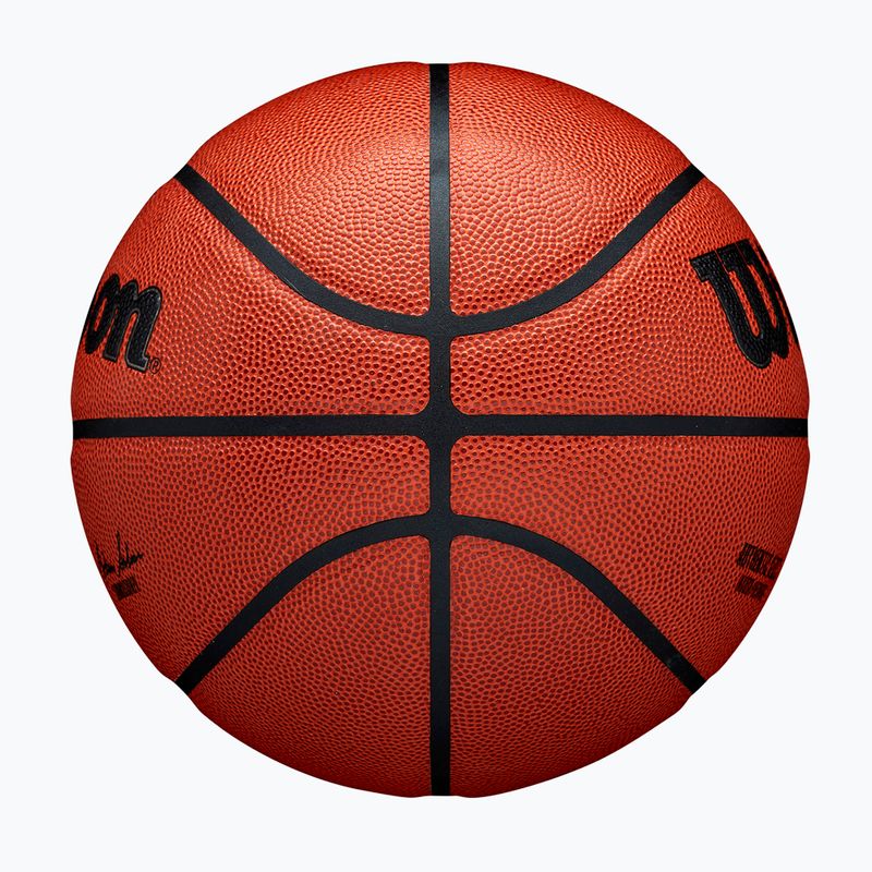 Piłka do koszykówki Wilson NBA Authentic Indoor Outdoor orange rozmiar 5 4