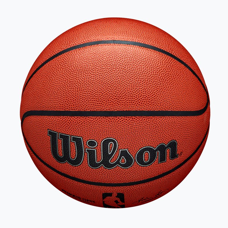 Piłka do koszykówki Wilson NBA Authentic Indoor Outdoor orange rozmiar 5 5