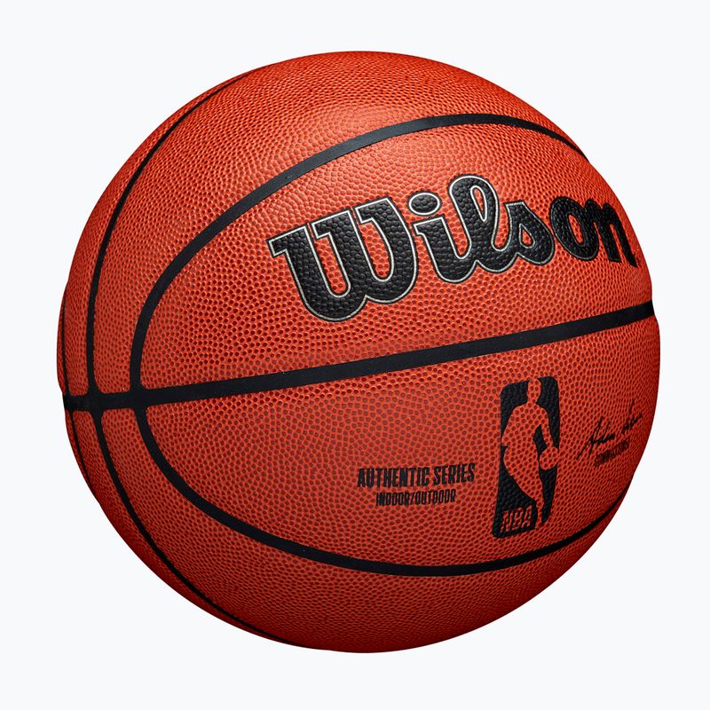 Piłka do koszykówki Wilson NBA Authentic Indoor Outdoor orange rozmiar 6 2