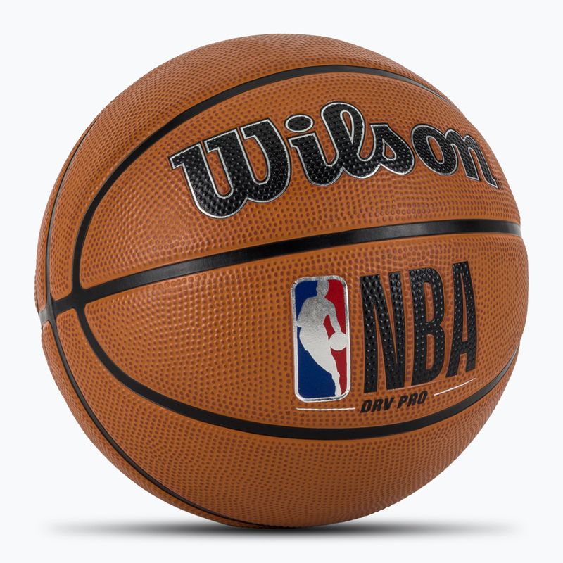 Piłka do koszykówki Wilson NBA DRV Pro brown rozmiar 6 2