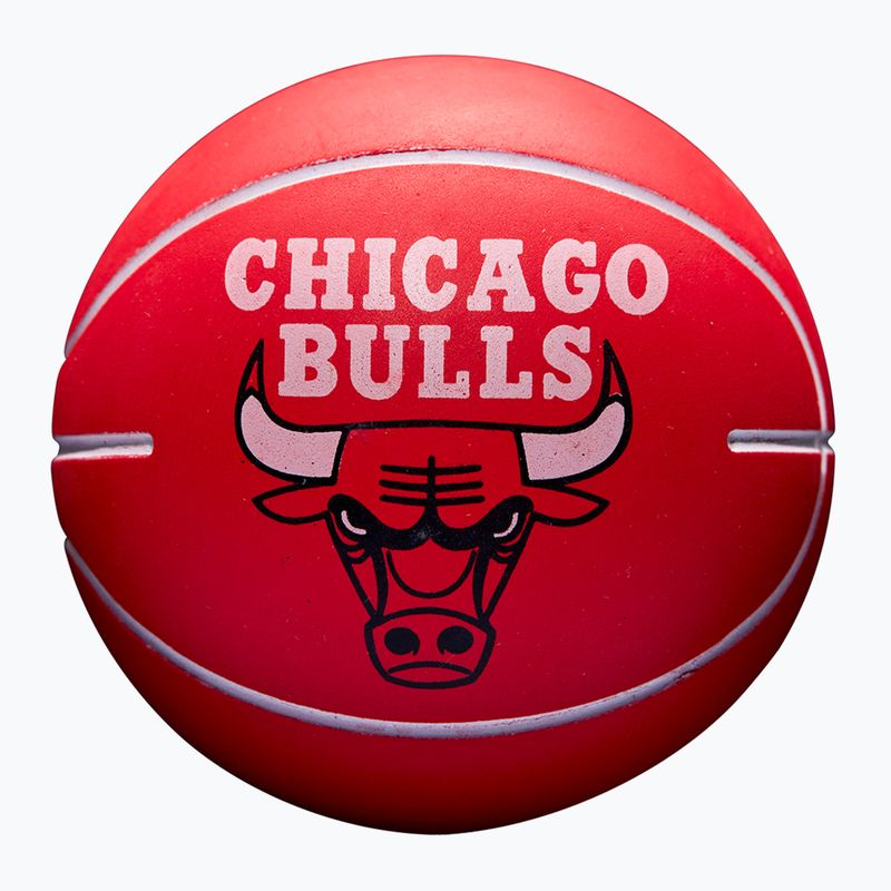 Piłka Super Mini Wilson NBA Dribbler Chicago Bulls red