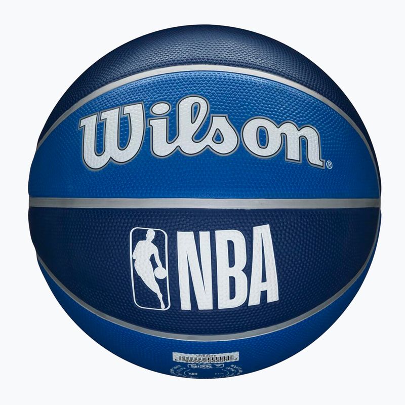 Piłka do koszykówki Wilson NBA Team Tribute Dallas Mavericks blue rozmiar 7 3