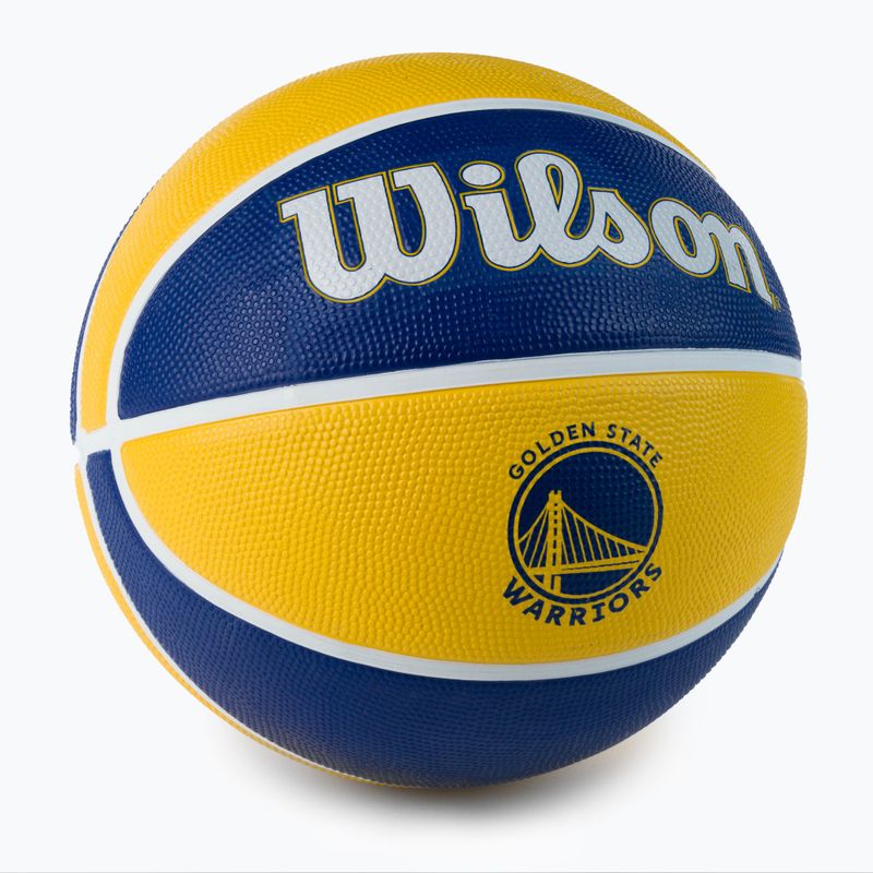 Piłka do koszykówki Wilson NBA Team Tribute Golden State Warriors blue rozmiar 7 2