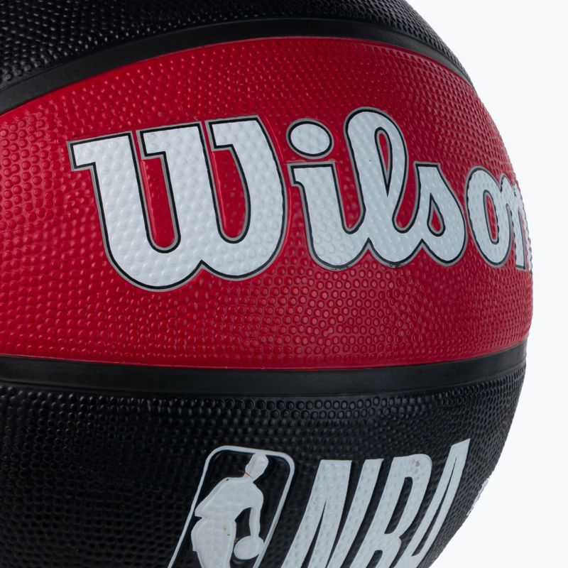 Piłka do koszykówki Wilson NBA Team Tribute Houston Rockets red rozmiar 7 3