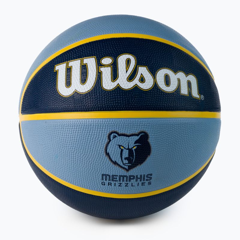 Piłka do koszykówki Wilson NBA Team Tribute Memphis Grizzlies blue rozmiar 7