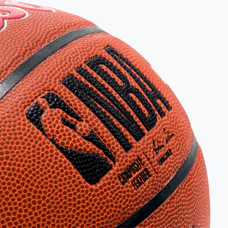 Piłka do koszykówki Wilson NBA Team Alliance Chicago Bulls brown rozmiar 7 3