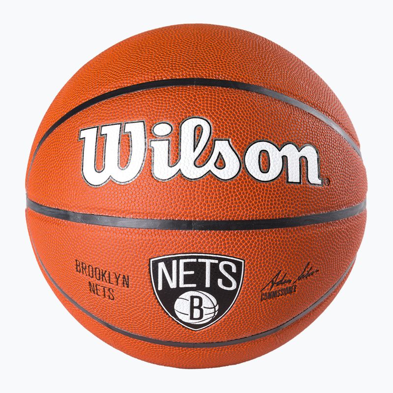 Piłka do koszykówki Wilson NBA Team Alliance Brooklyn Nets brown rozmiar 7