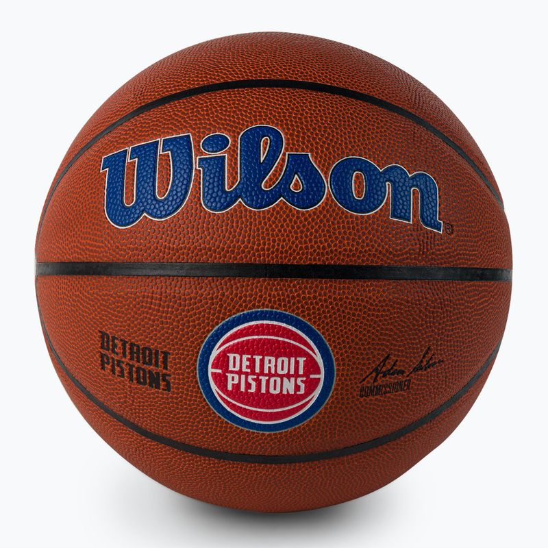 Piłka do koszykówki Wilson NBA Team Alliance Detroit Pistons brown rozmiar 7