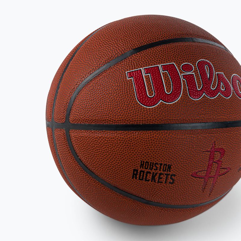 Piłka do koszykówki Wilson NBA Team Alliance Houston Rockets brown rozmiar 7 3