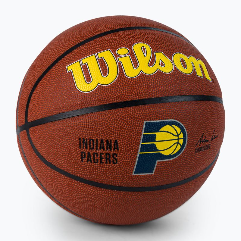 Piłka do koszykówki Wilson NBA Team Alliance Indiana Pacers brown rozmiar 7 2