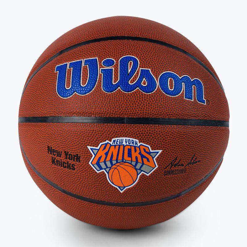 Piłka do koszykówki Wilson NBA Team Alliance New York Knicks brown rozmiar 7