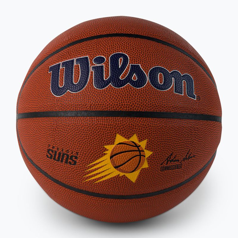 Piłka do koszykówki Wilson NBA Team Alliance Phoenix Suns brown rozmiar 7