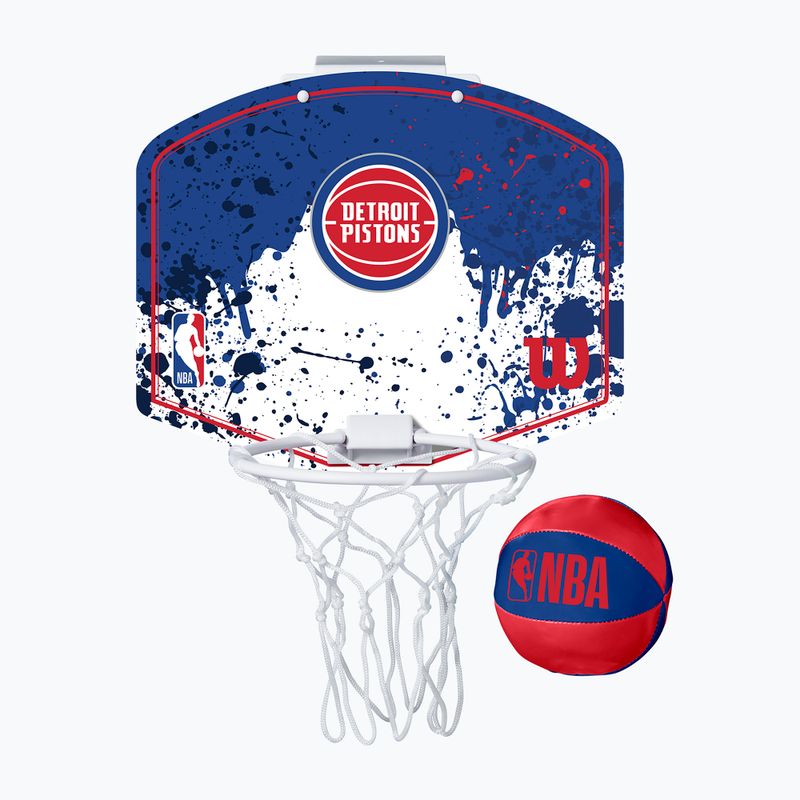 Zestaw do mini-koszykówki Wilson NBA Mini Hoop Team Detroit Pistons