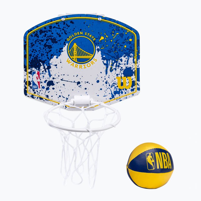 Zestaw do mini-koszykówki Wilson NBA Mini Hoop Team Golden State Warriors