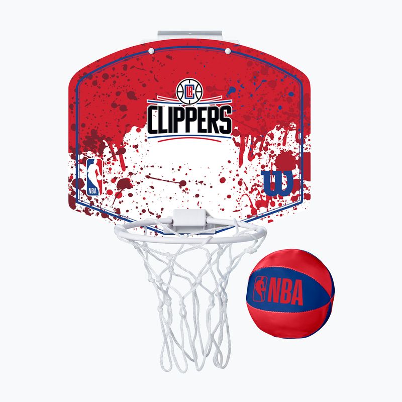 Zestaw do mini-koszykówki Wilson NBA Mini Hoop Team Los Angeles Clippers