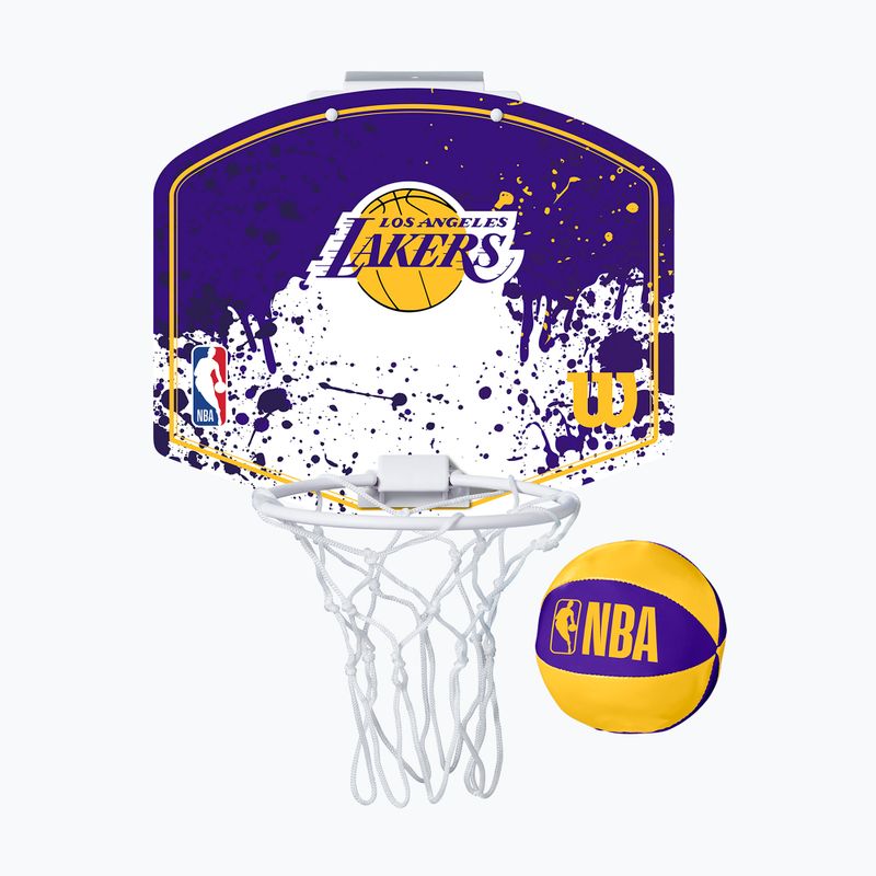 Zestaw do mini-koszykówki Wilson NBA Mini Hoop Team Los Angeles Lakers