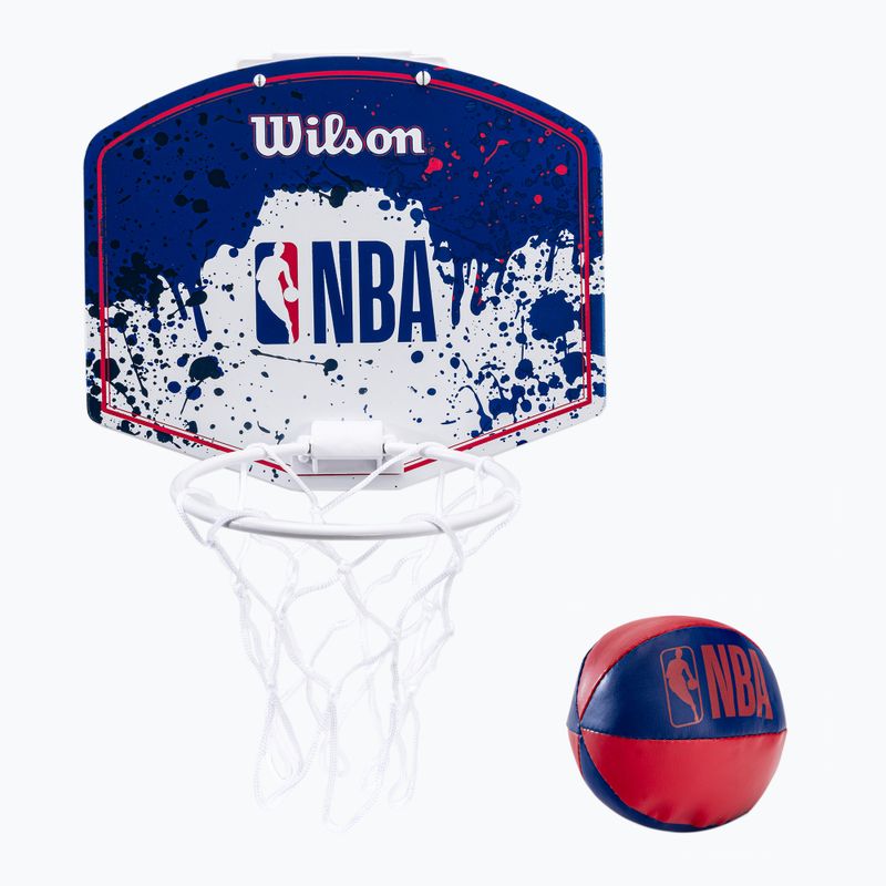 Zestaw do mini-koszykówki Wilson NBA Mini Hoop Team RWB