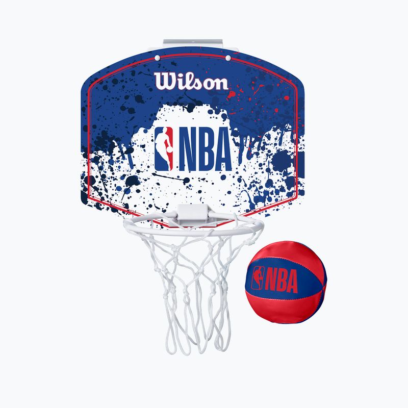 Zestaw do mini-koszykówki Wilson NBA RWB Mini Hoop 4