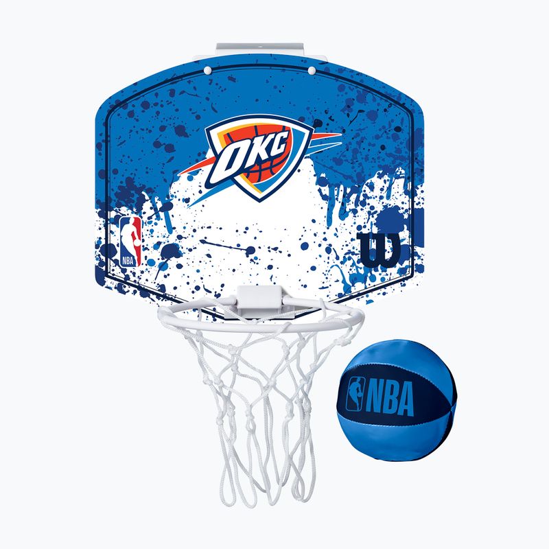 Zestaw do mini-koszykówki Wilson NBA Mini Hoop Team Oklahoma City Thunder