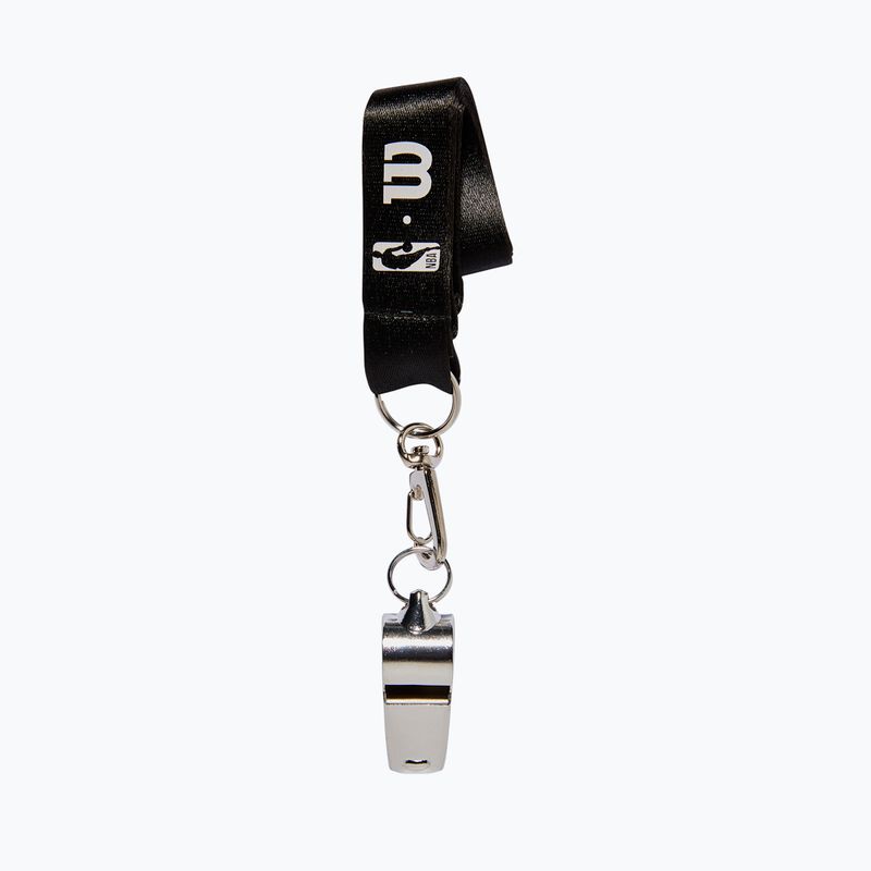 Gwizdek sędziowski Wilson NBA Brass Whistle With Lanyard black