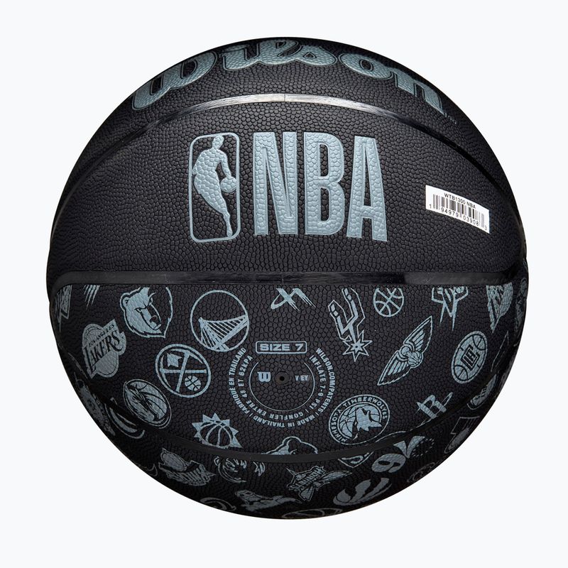 Piłka do koszykówki Wilson NBA All Team black rozmiar 6 2