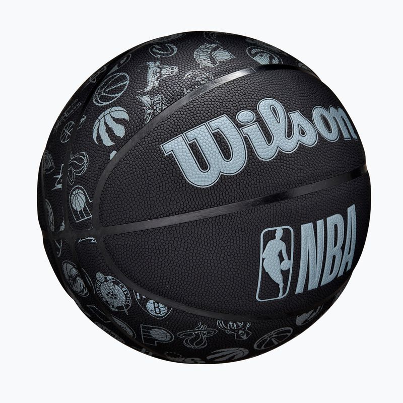 Piłka do koszykówki Wilson NBA All Team black rozmiar 6 5