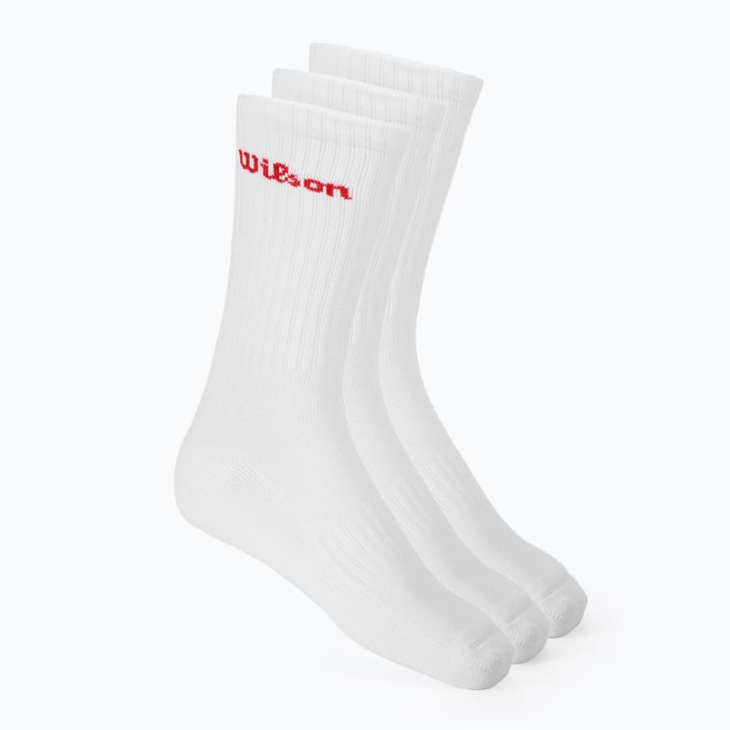 Skarpety Wilson Crew Logo 3 pary bright white