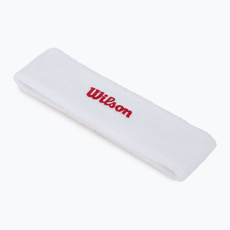 Opaska na głowę Wilson Headband bright white / infrared